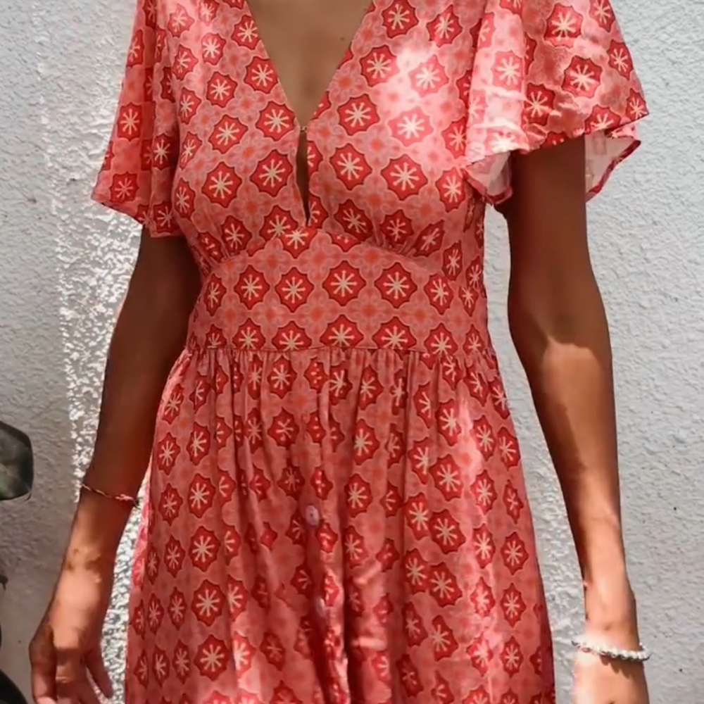 Forsoul the Label Berber Pink Midi Dress